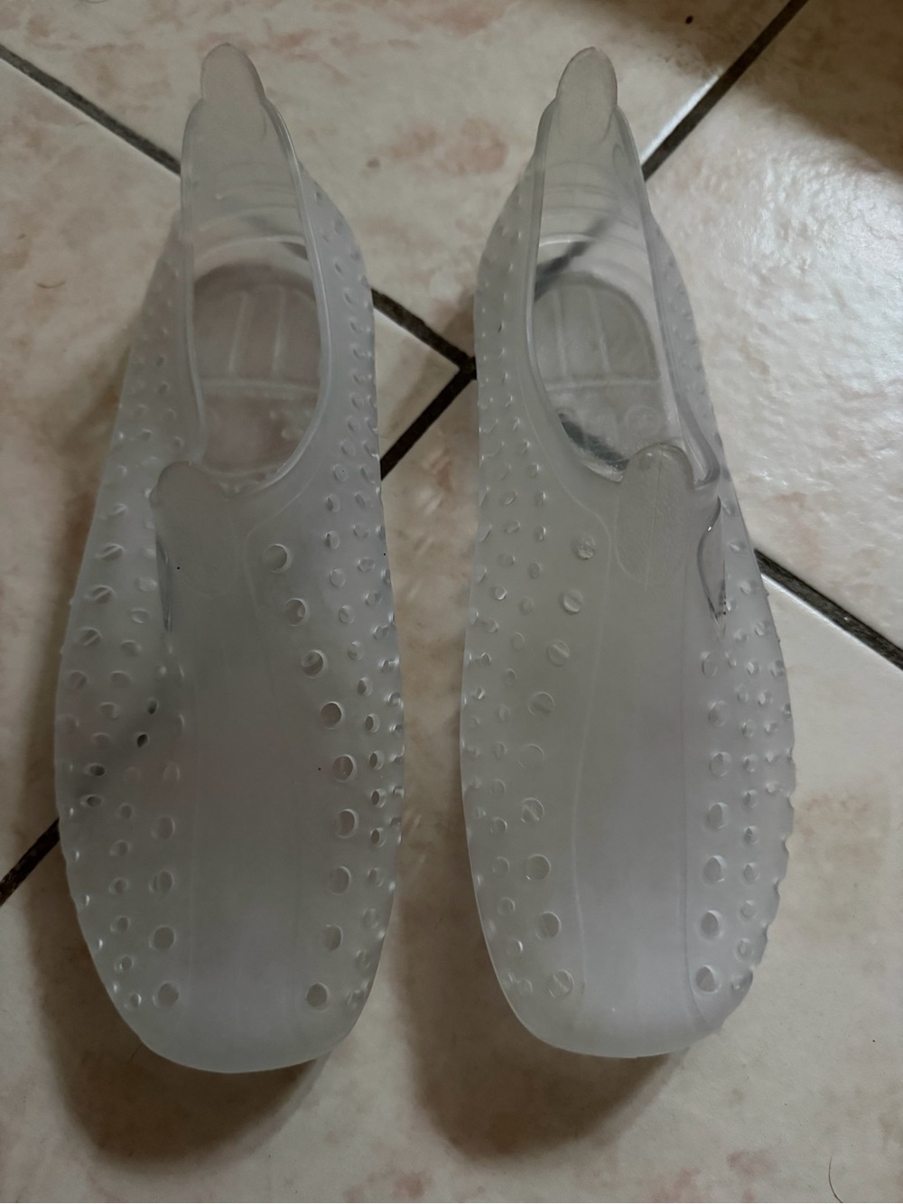 Clear Jelly Slip-On Water Shoes